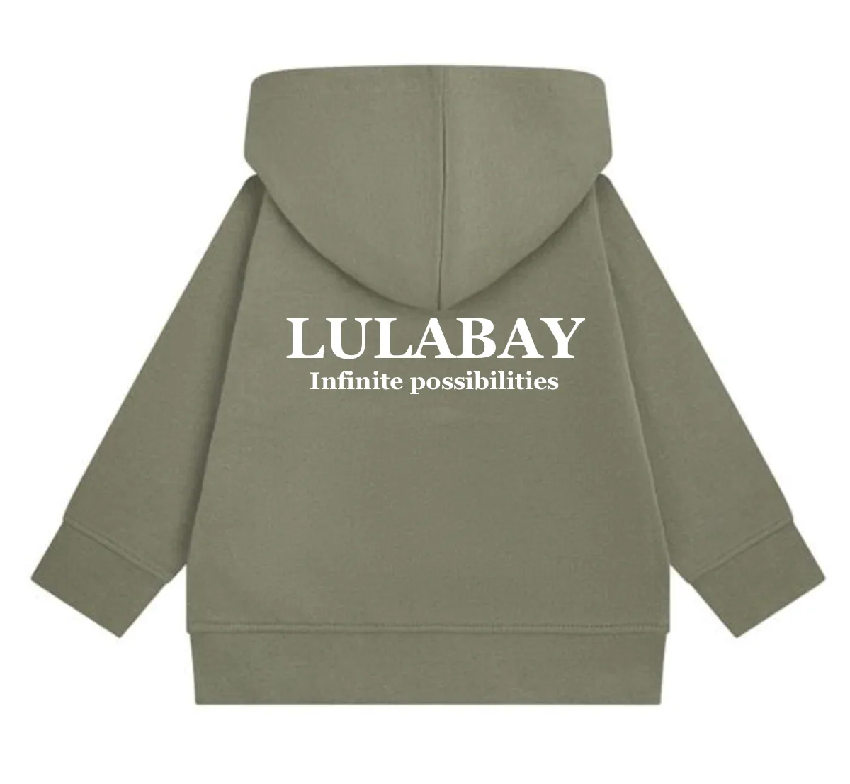 Lulabay kids sustainable personalised hoody