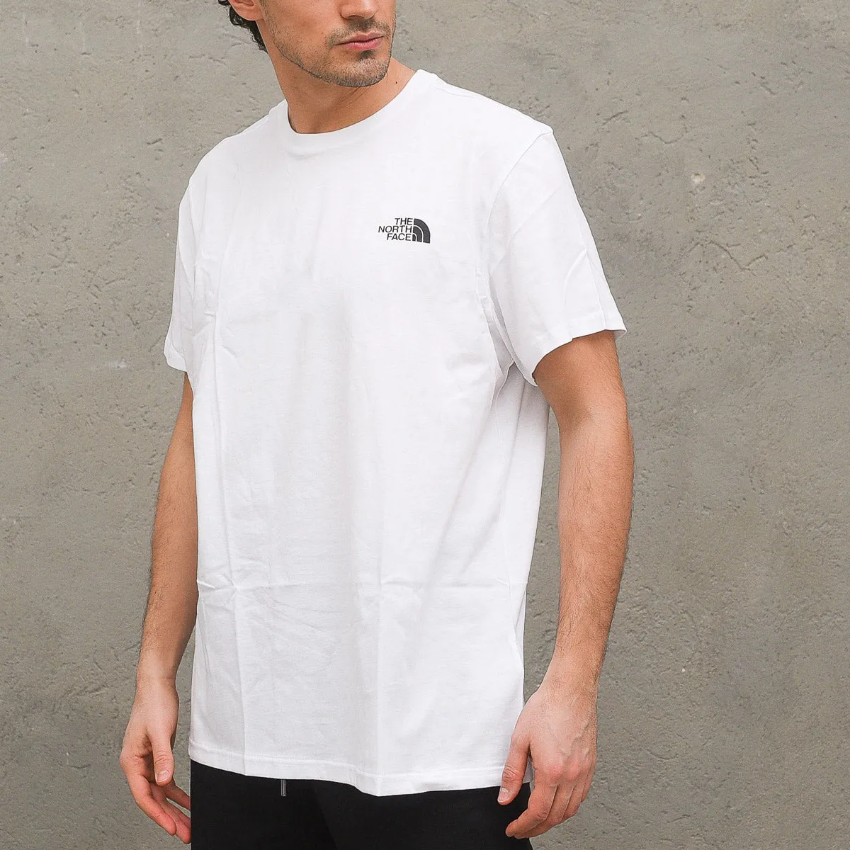 M S/S Simple Dome Tee - Eu Tnf White