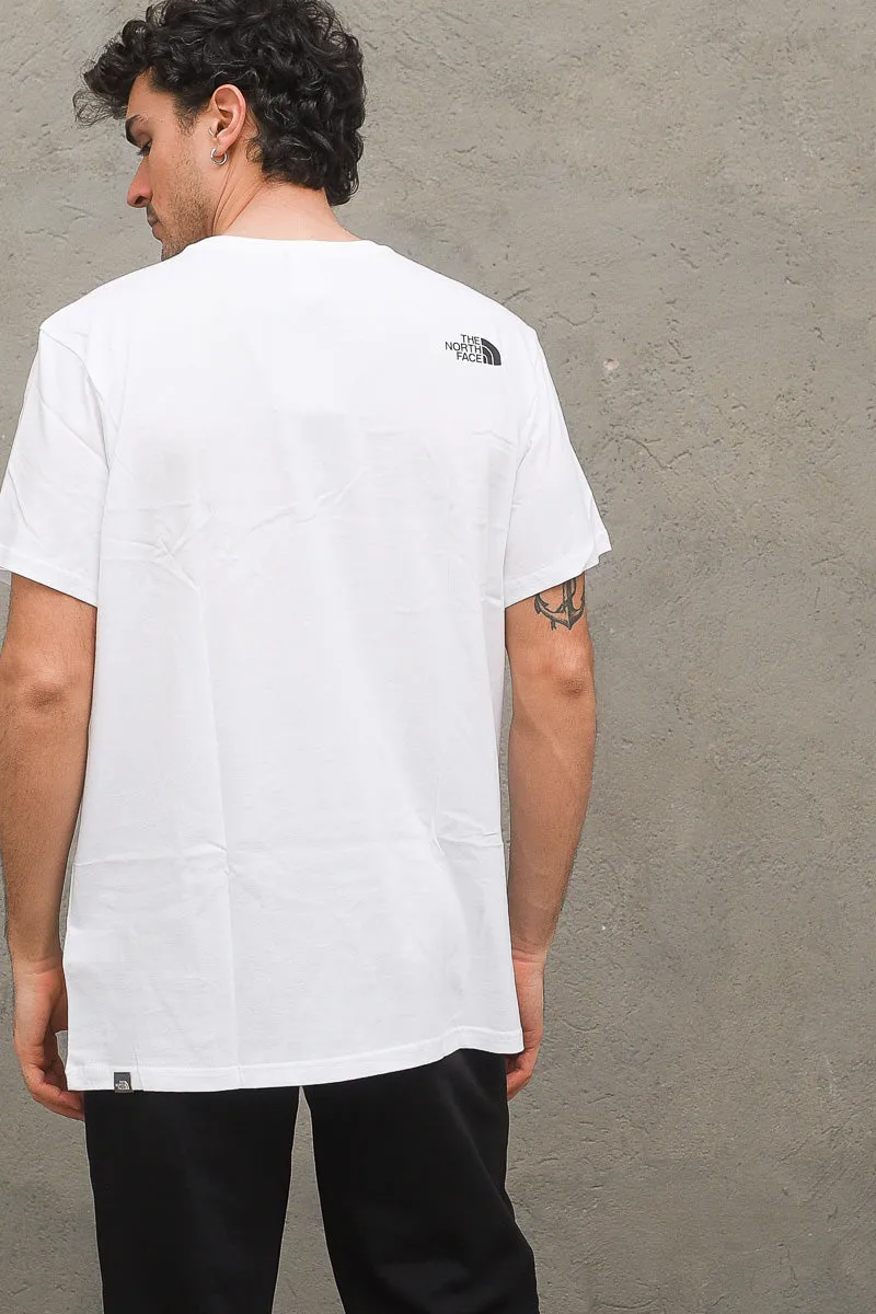 M S/S Simple Dome Tee - Eu Tnf White