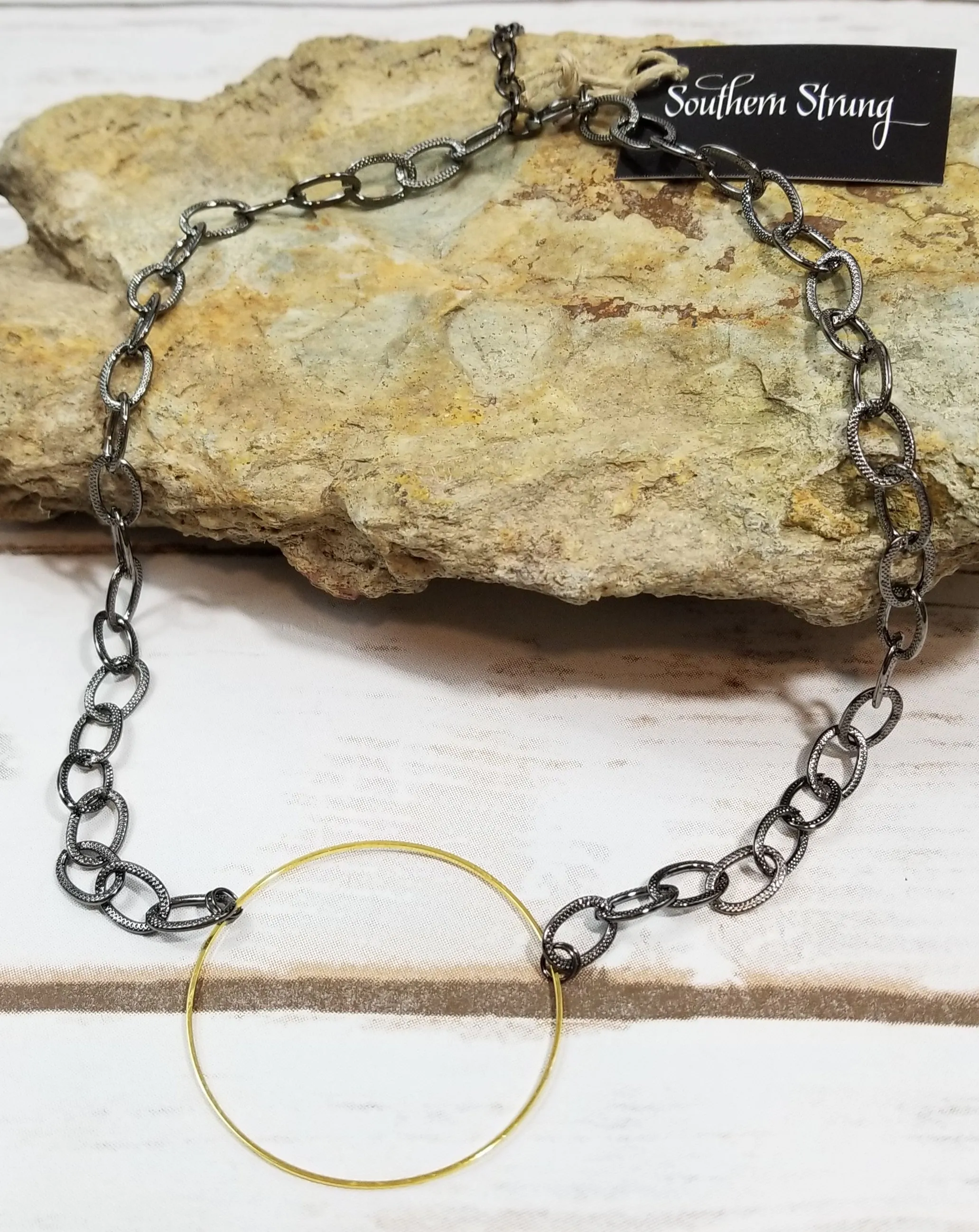 Mable Gunmetal Necklace