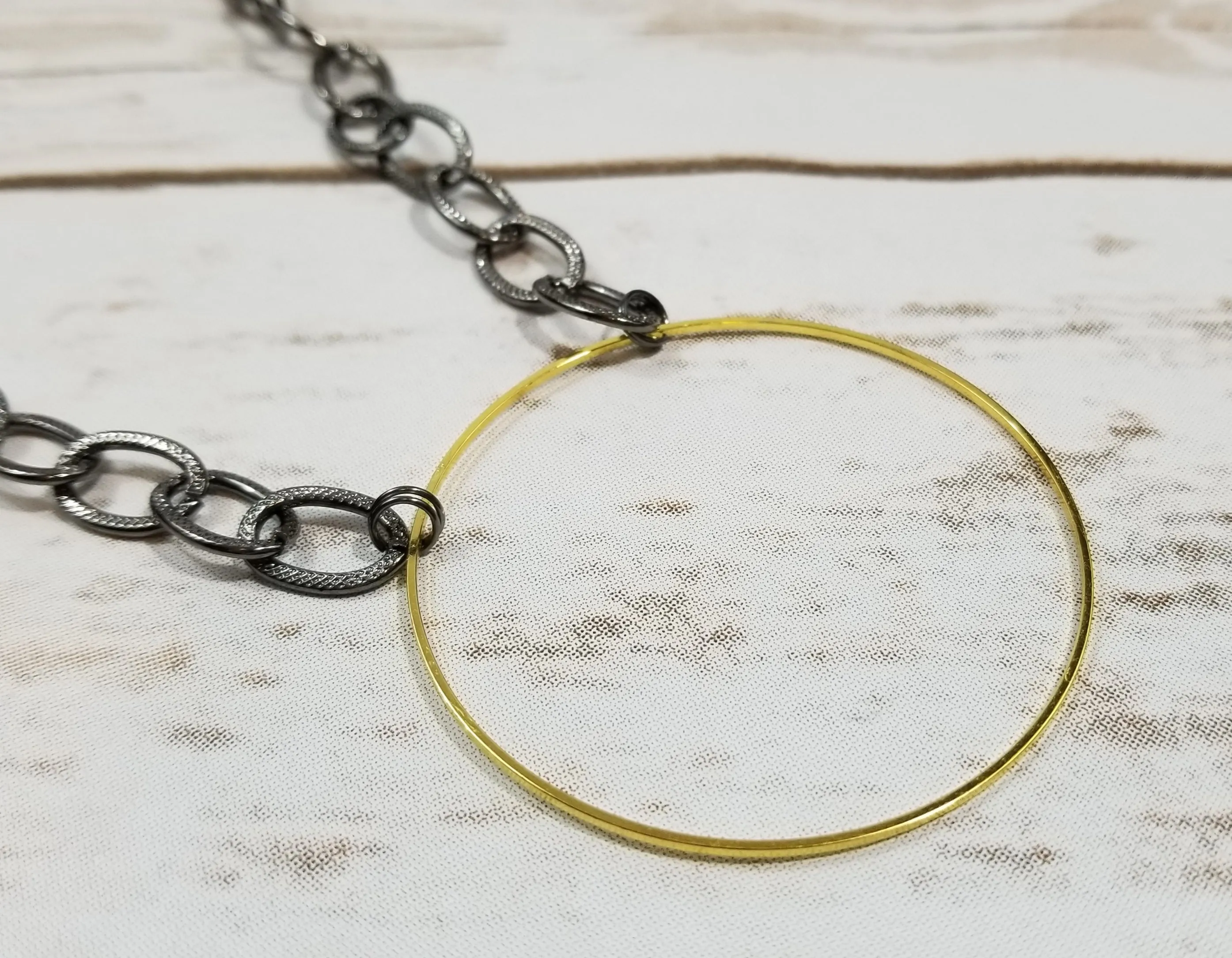 Mable Gunmetal Necklace