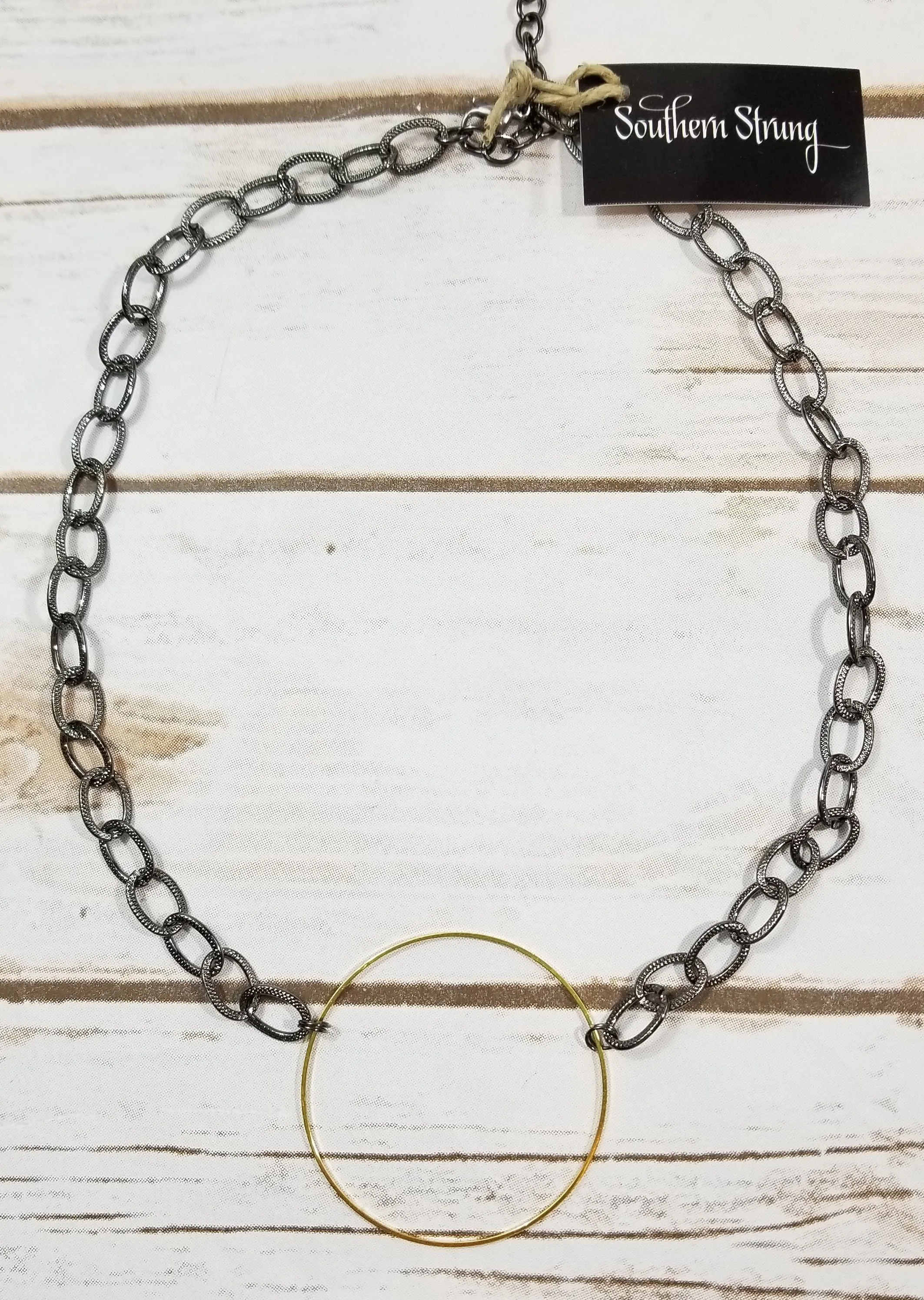Mable Gunmetal Necklace