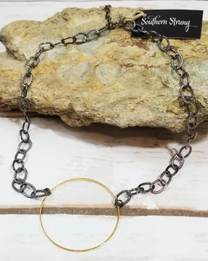 Mable Gunmetal Necklace