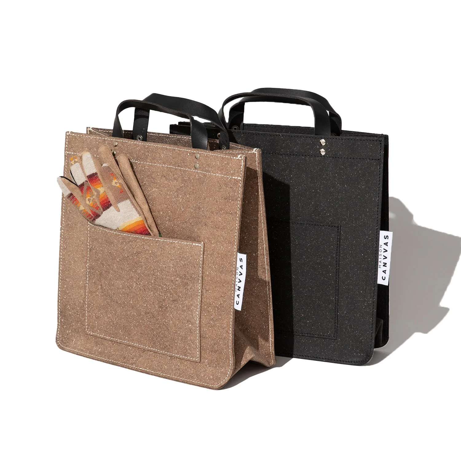 MAISON CANVVAS | メゾンキャンバス　RECYCLE LEATHER TOTE
