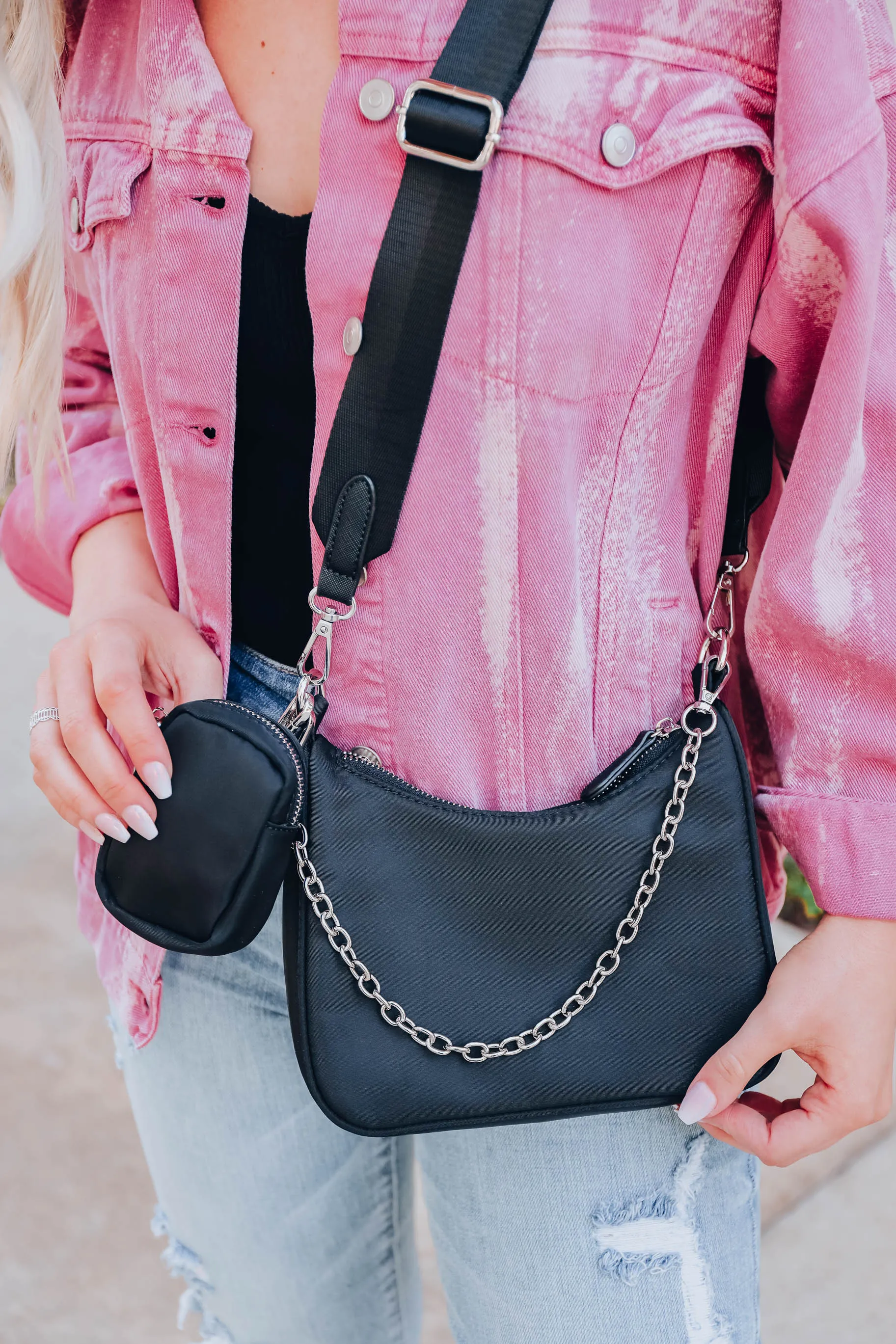 Makin' Time 2 in 1 Crossbody - Black