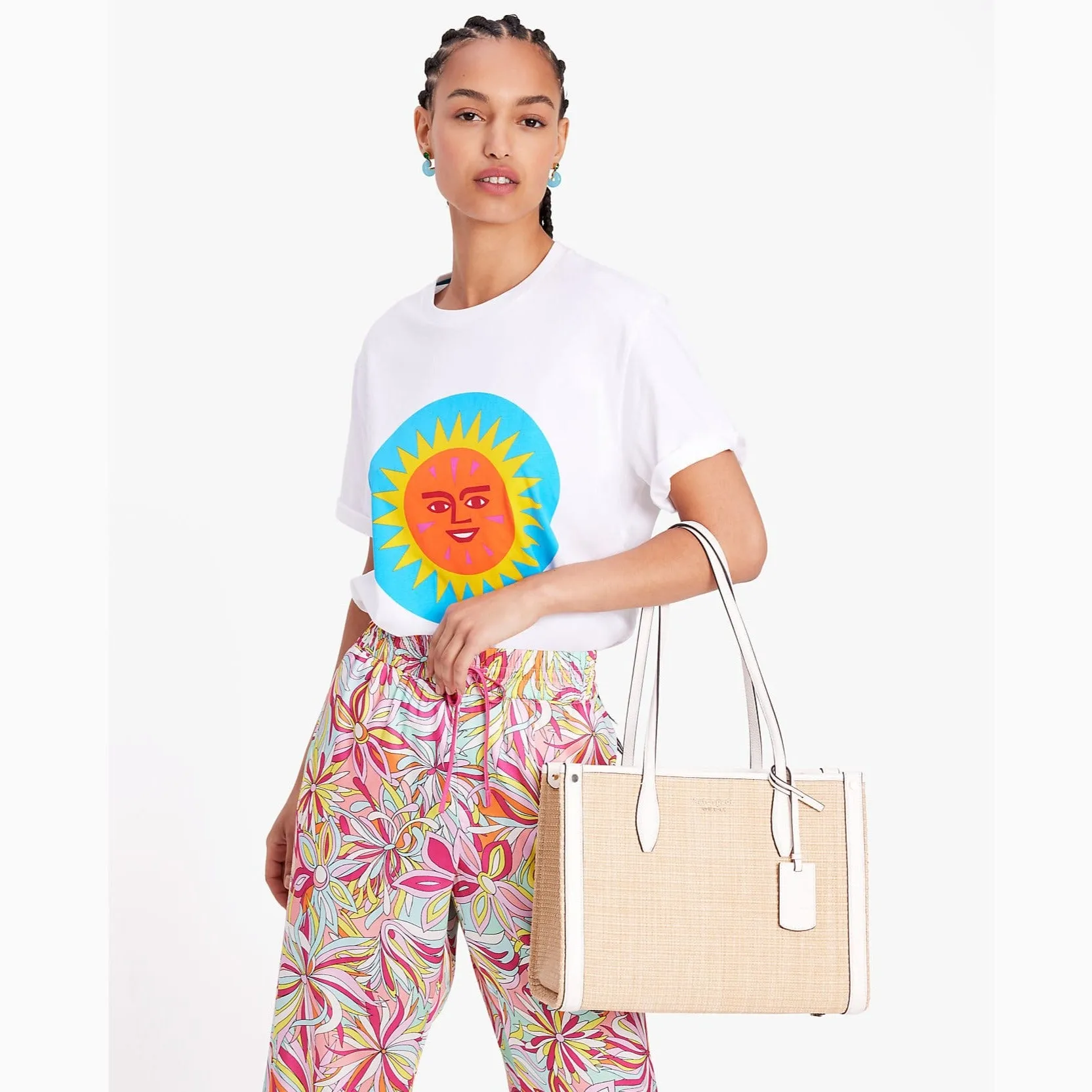 Market Straw Medium Tote