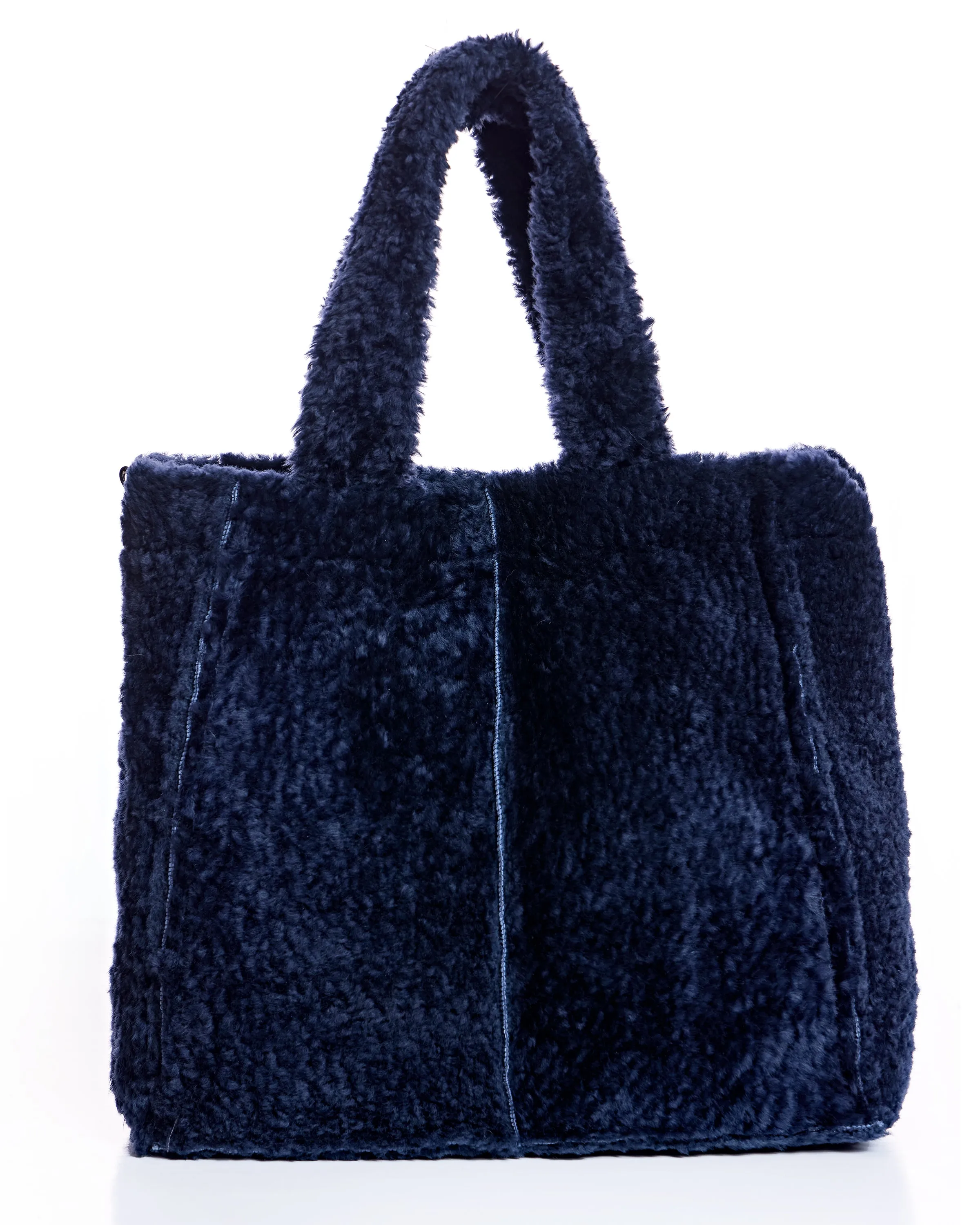Maximilian Shearling Lamb Tote Bag