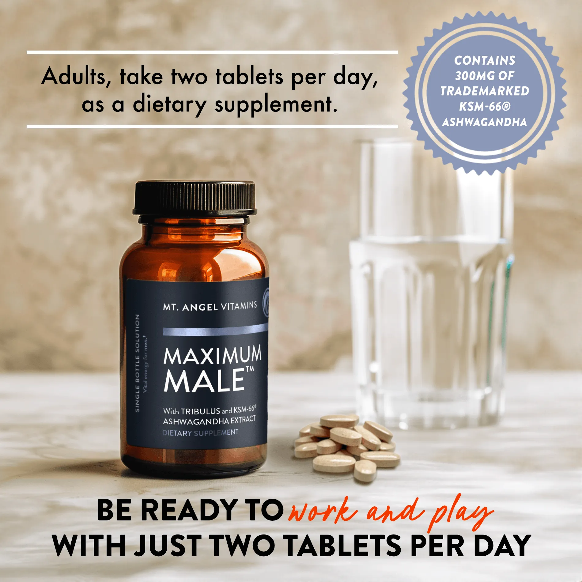 MAXIMUM MALE PREMIUM TABS 60CT