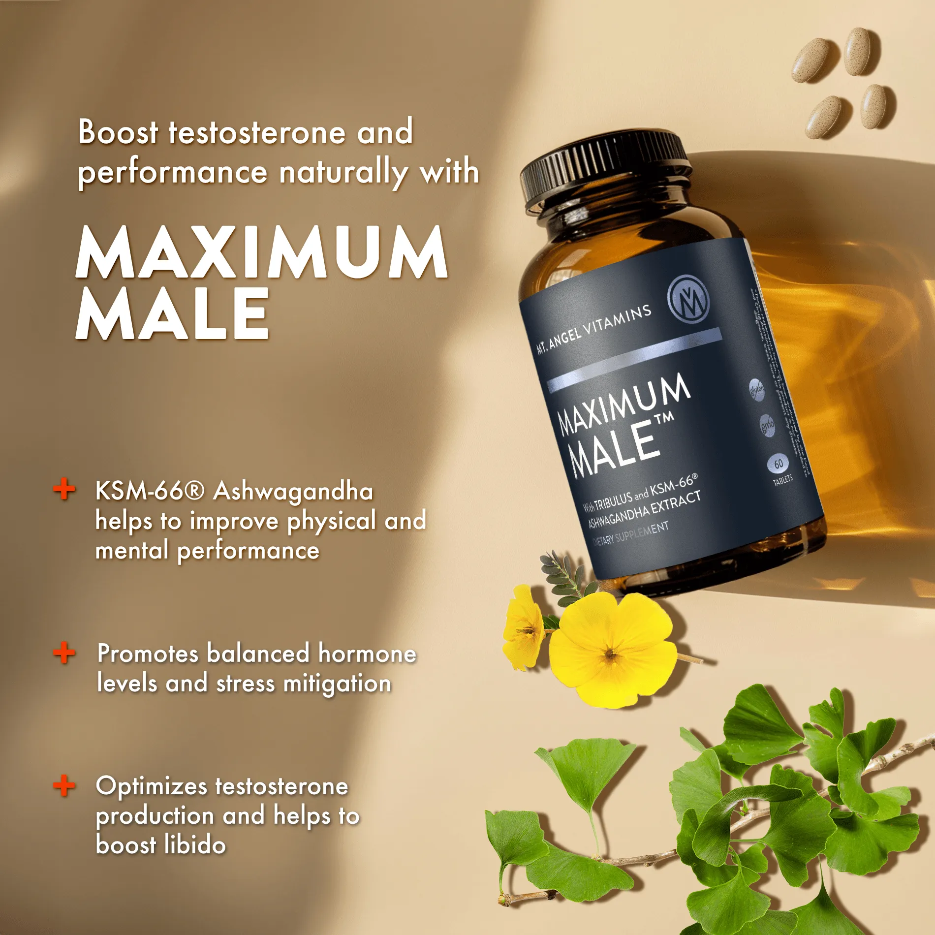 MAXIMUM MALE PREMIUM TABS 60CT