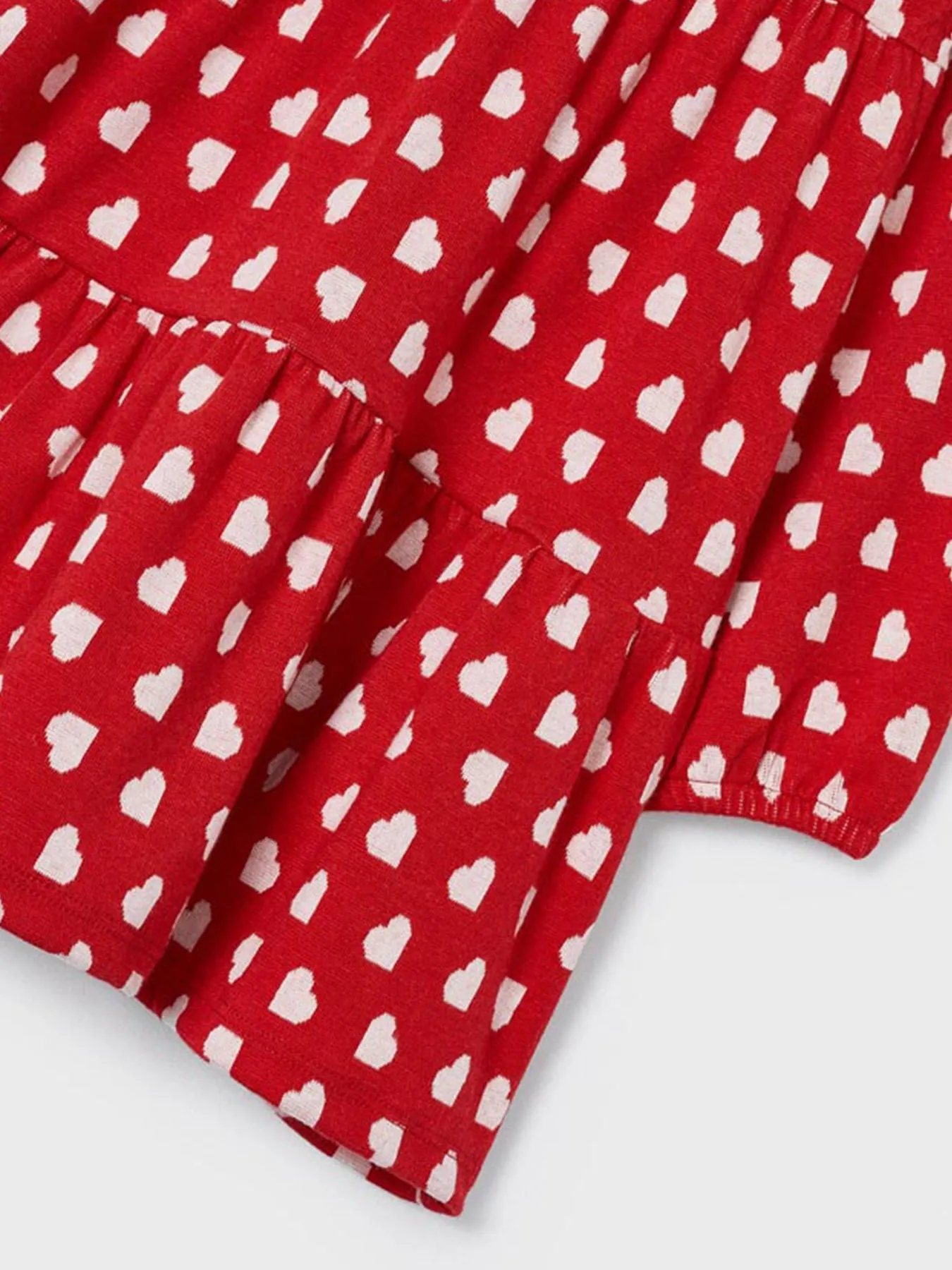 Mayoral Junior Girl Heart Dress with Handbag - 3 Colours