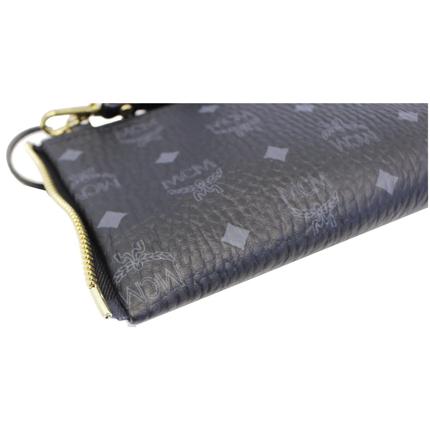 MCM Visetos Crossbody Bag Black