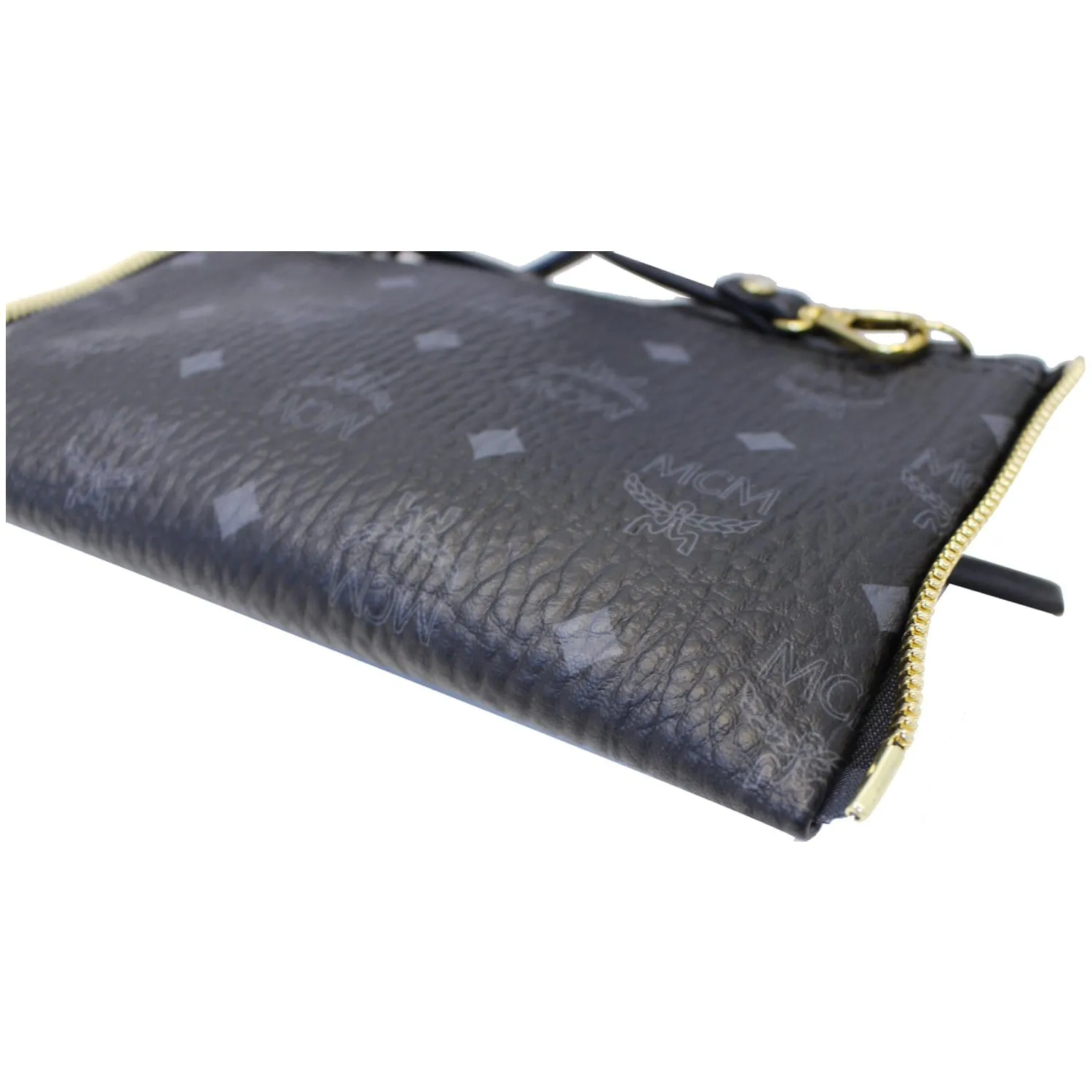 MCM Visetos Crossbody Bag Black