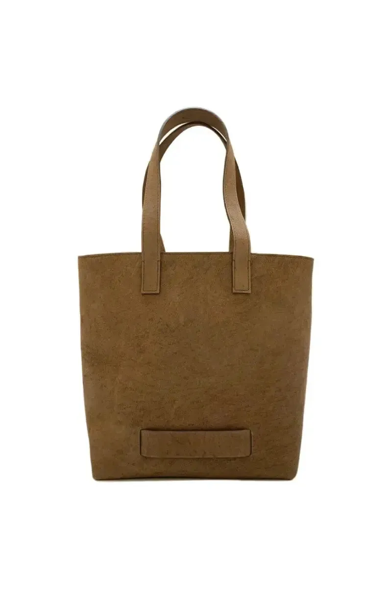Medium Tote Bag Muskox Leather Le Feuillet