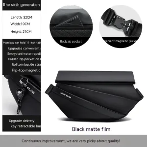 Men's Casual Mechanical Style Crossbody Bag