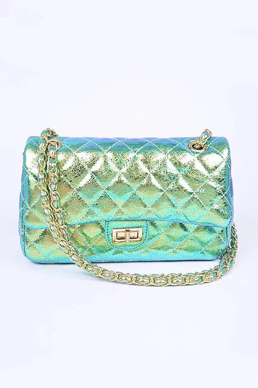 Mermaidia Quilted Bag - Green