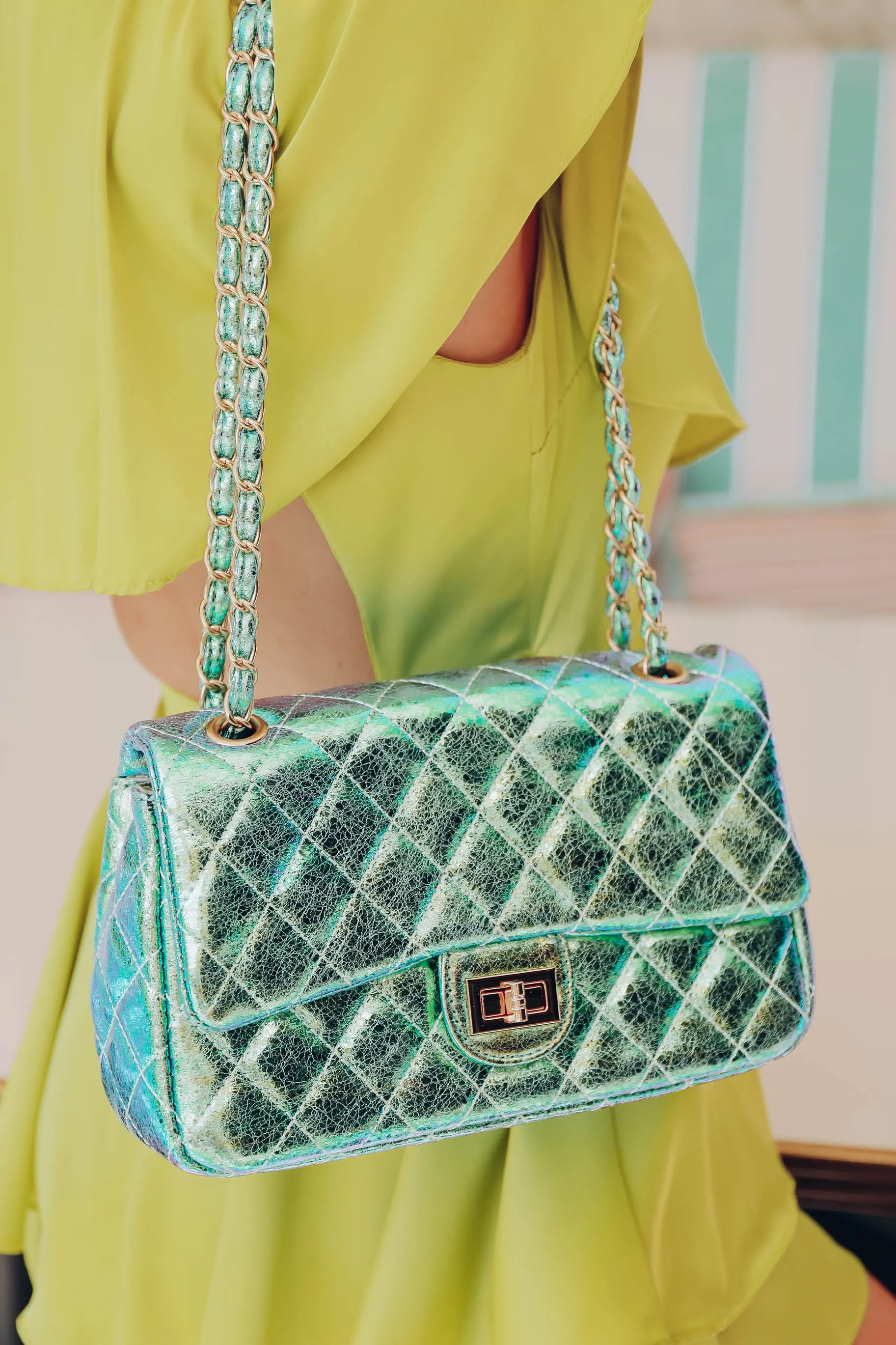 Mermaidia Quilted Bag - Green
