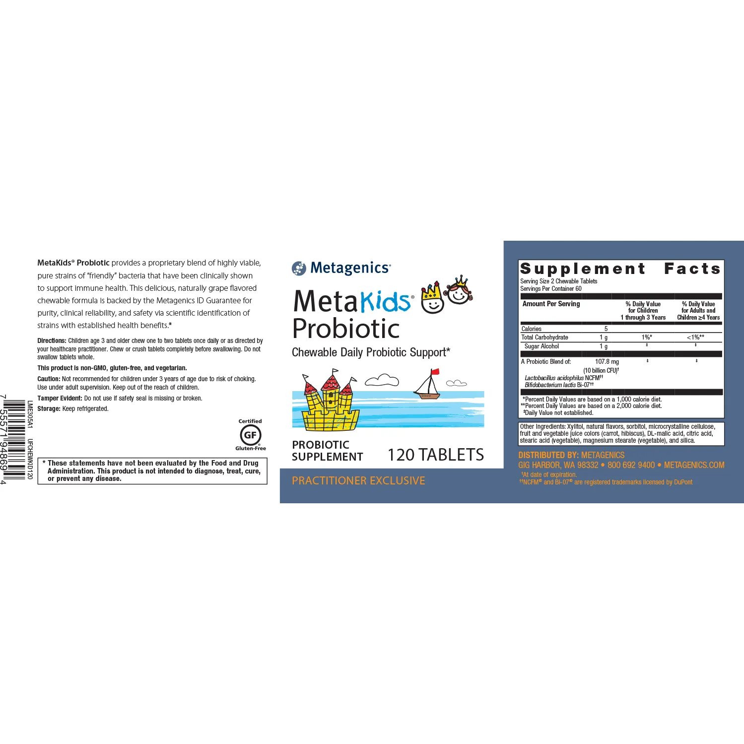 MetaKids™ Probiotic <br>Chewable Daily Probiotic Support*
