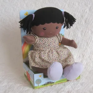 “Mia” Organic Cotton Best Friend Doll by Apple Park, Ages 18 mo. , African American