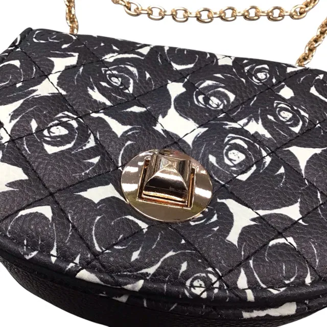 Minicci NWT Black Print Crossbody Bag