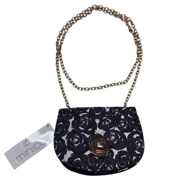 Minicci NWT Black Print Crossbody Bag