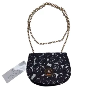 Minicci NWT Black Print Crossbody Bag