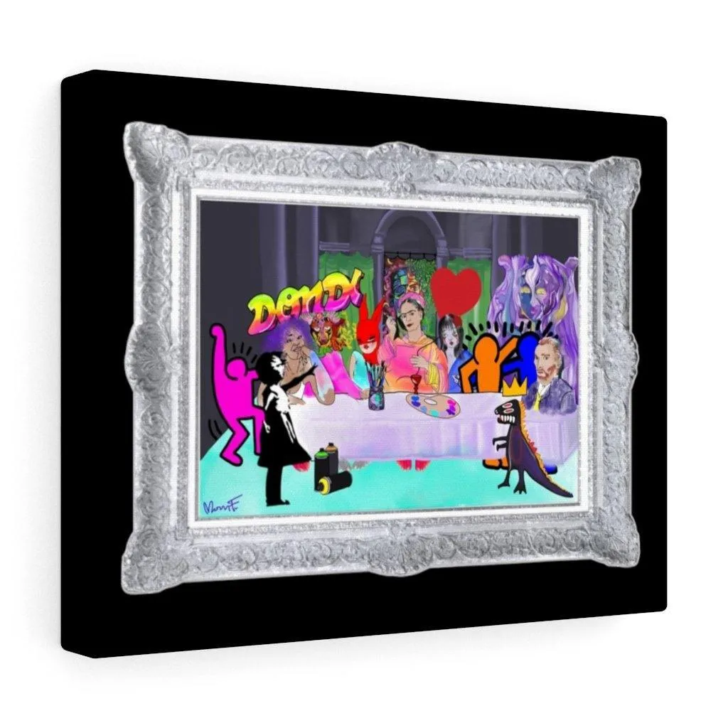Moon's Last Supper, A Tribute Stretched Canvas