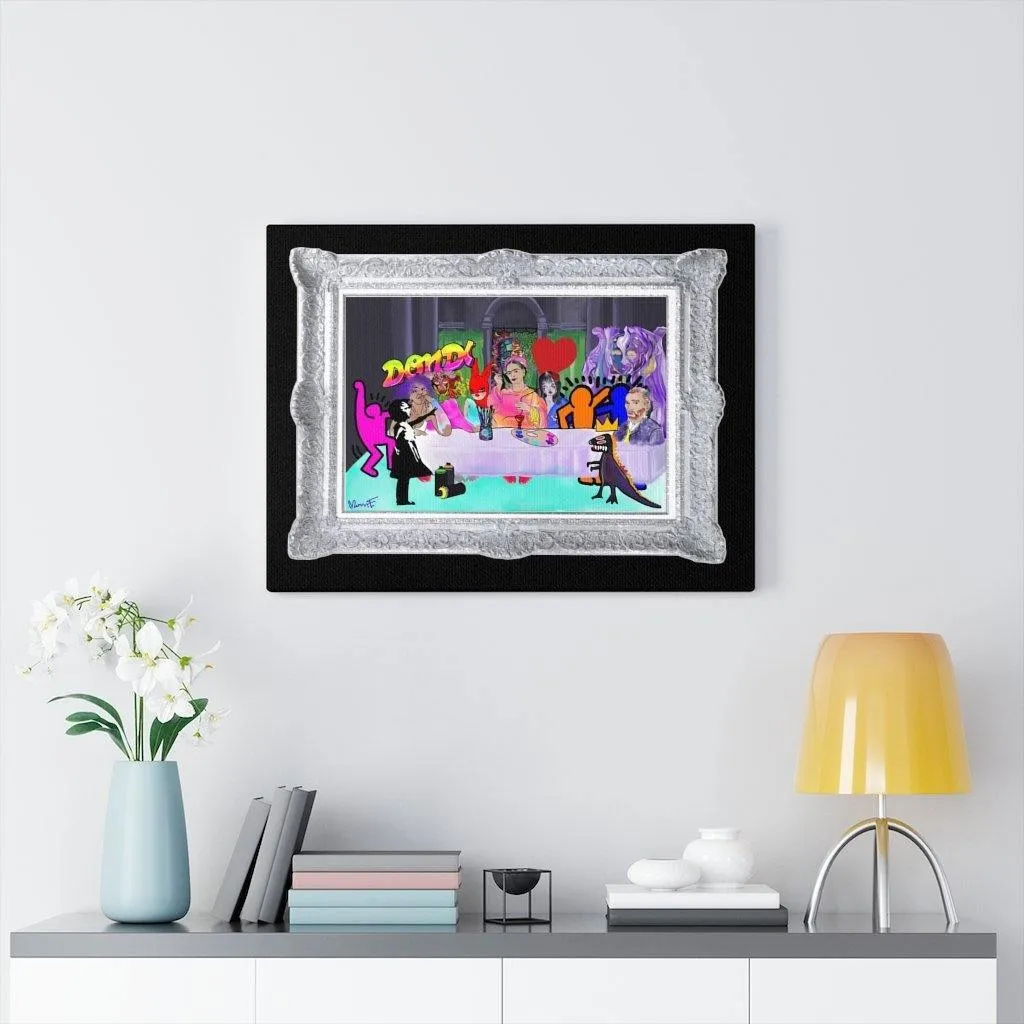 Moon's Last Supper, A Tribute Stretched Canvas