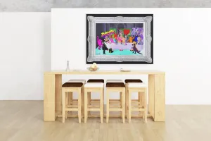 Moon's Last Supper, A Tribute Stretched Canvas
