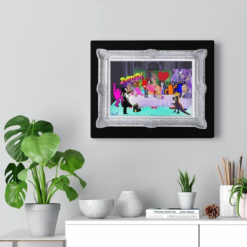 Moon's Last Supper, A Tribute Stretched Canvas