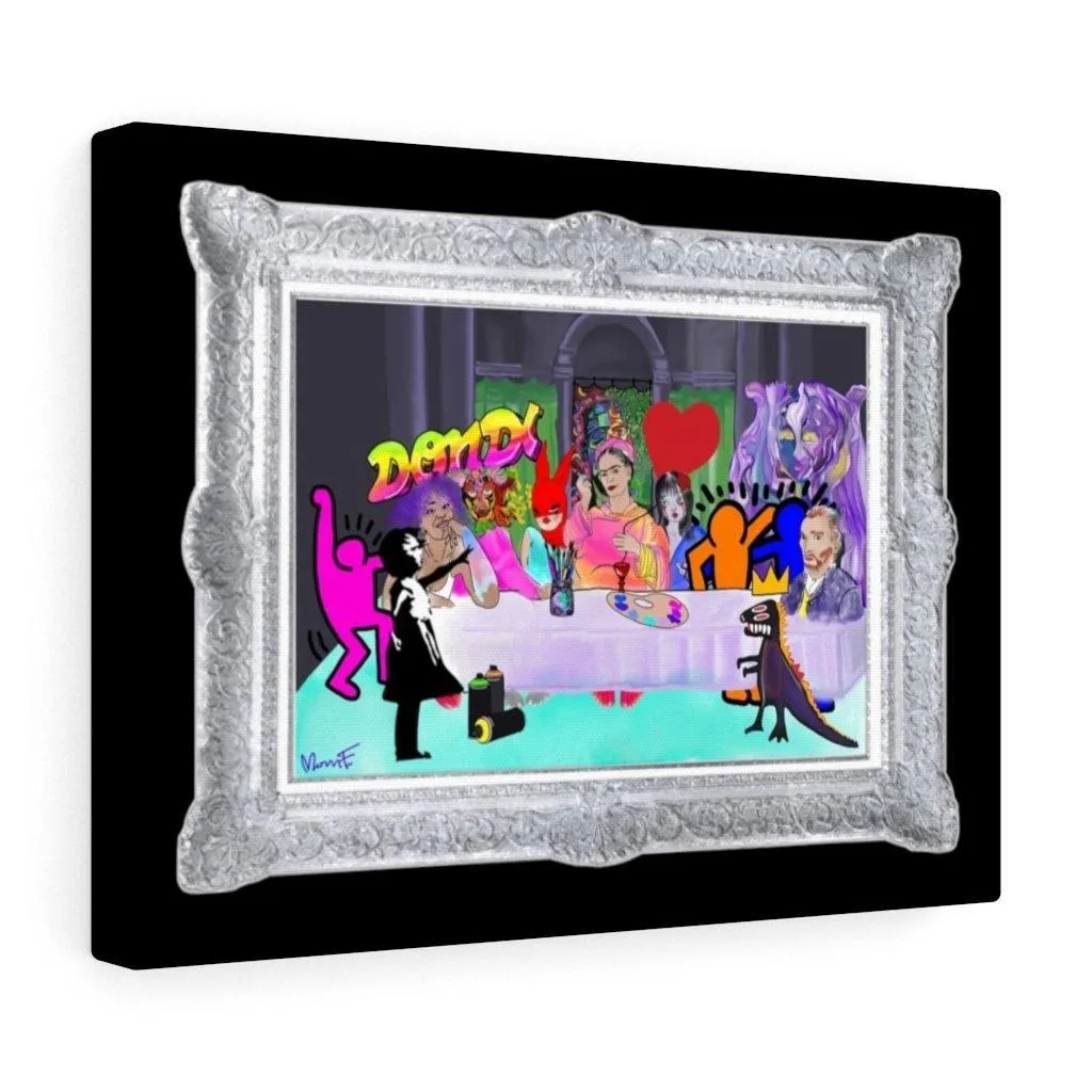 Moon's Last Supper, A Tribute Stretched Canvas