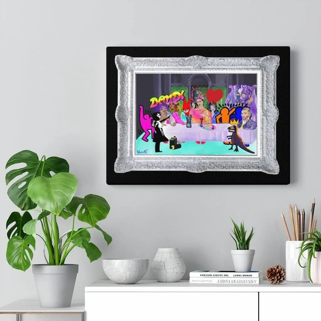 Moon's Last Supper, A Tribute Stretched Canvas