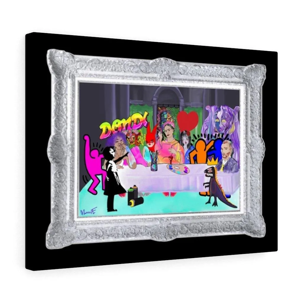 Moon's Last Supper, A Tribute Stretched Canvas