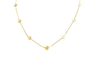 Multi Heart Station Necklace