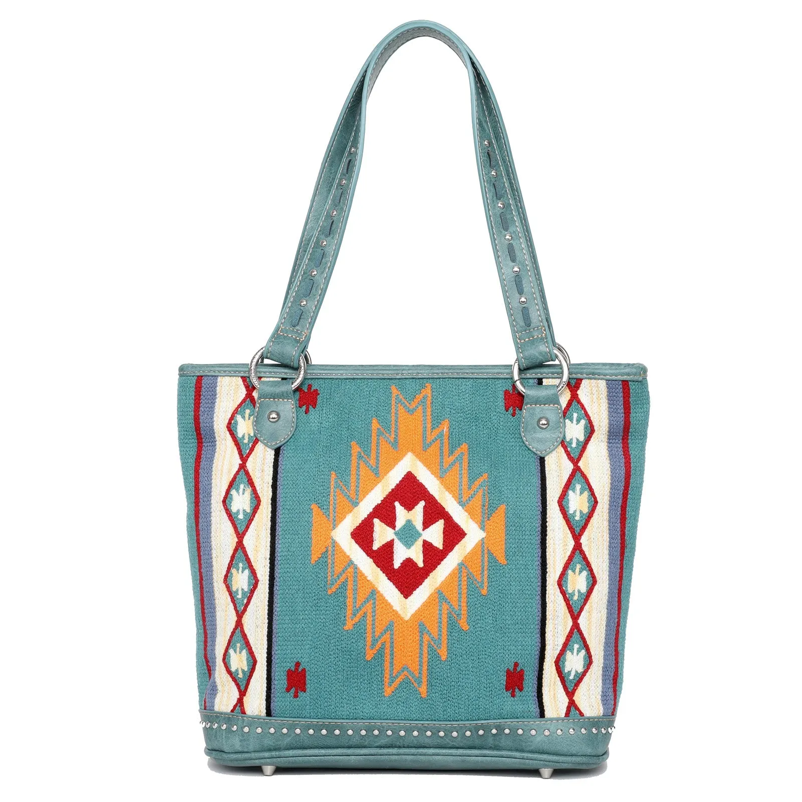 MW1082G-8317 Montana West Aztec Tapestry Concealed Carry Tote