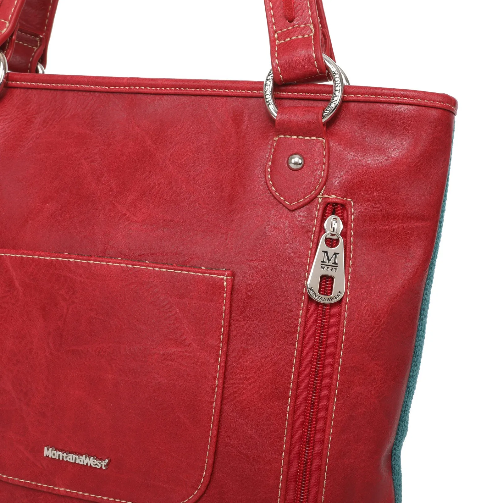 MW1082G-8317 Montana West Aztec Tapestry Concealed Carry Tote