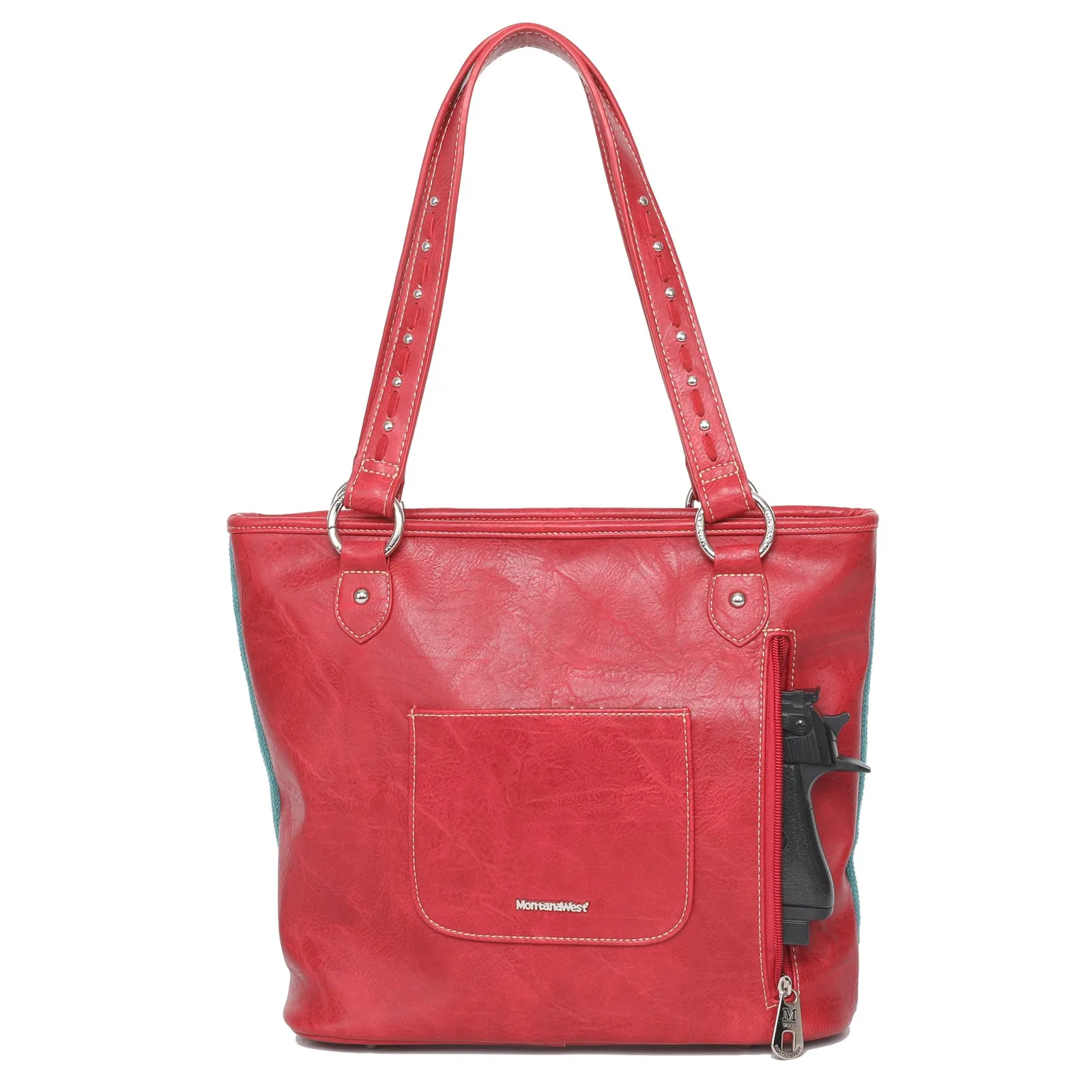 MW1082G-8317 Montana West Aztec Tapestry Concealed Carry Tote