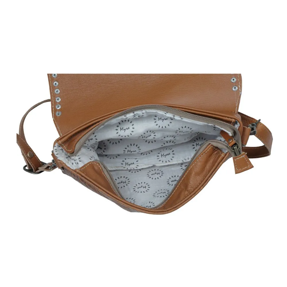 Myra Bag Blossom Etched Leather & Hair-On Hide Bag