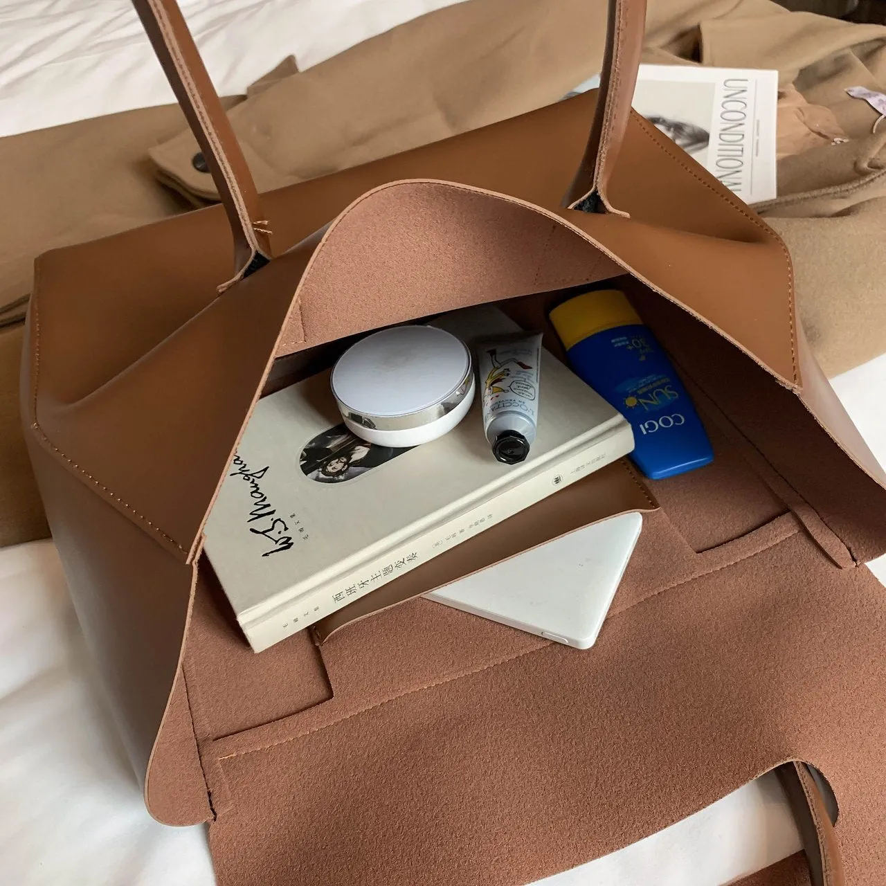 Nadine Vegan Leather Tote