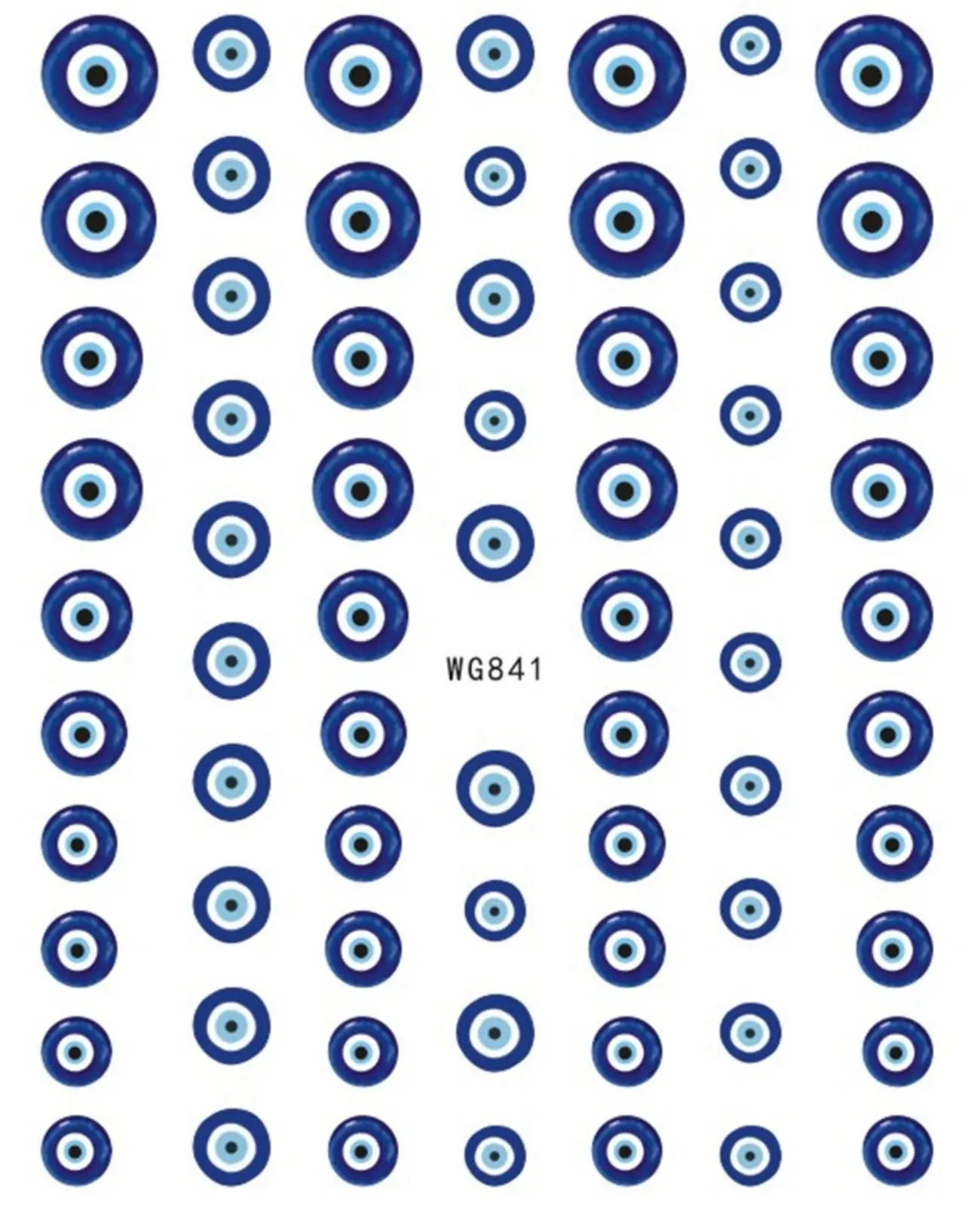 Nail Sticker - Evil Eye WG841
