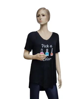 Nail Tech V Neck Tunic