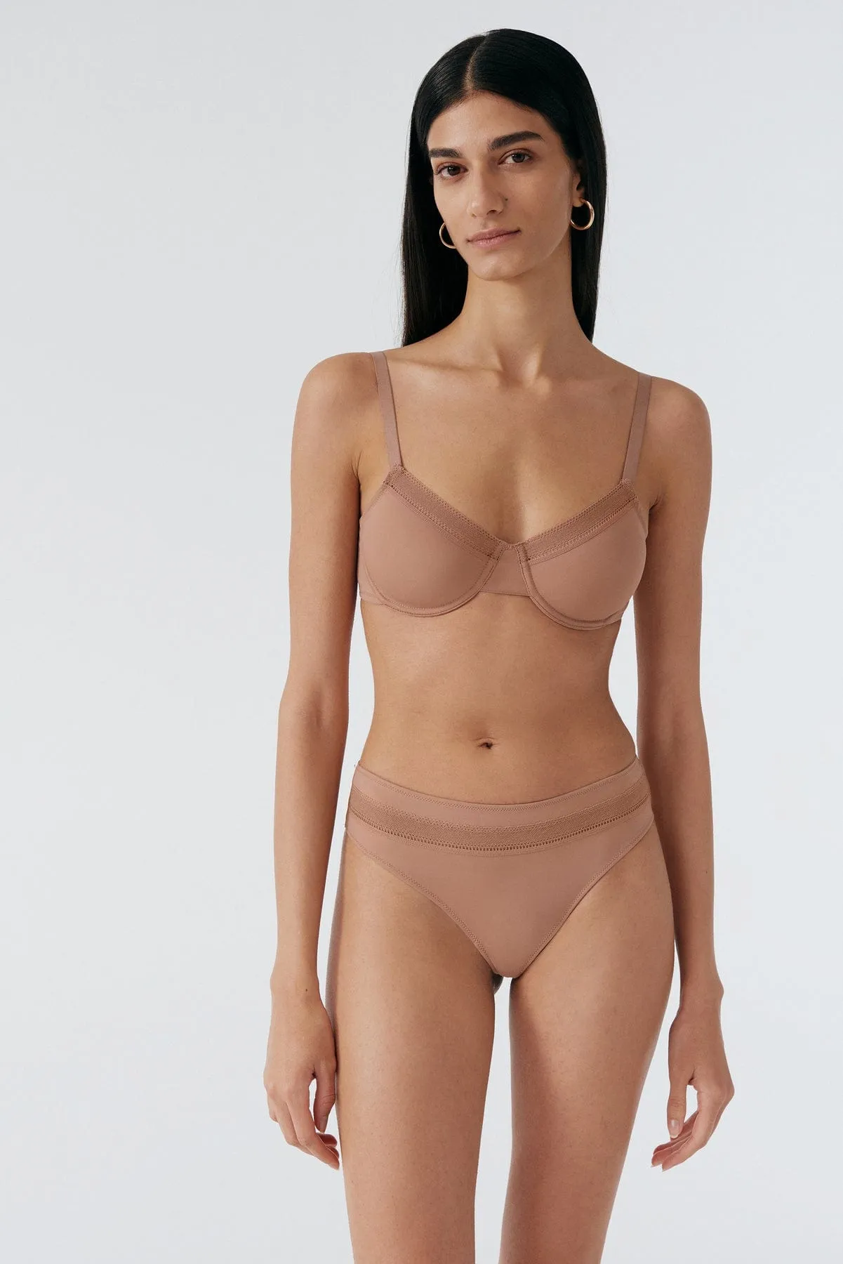 Nano Underwire Bra - Nude