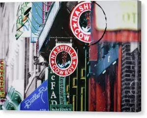 Nashville Cowboy - Canvas Print
