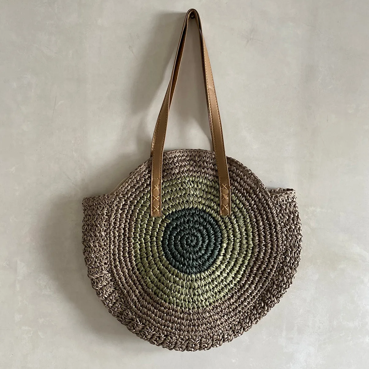 Natural Bag // Green Green