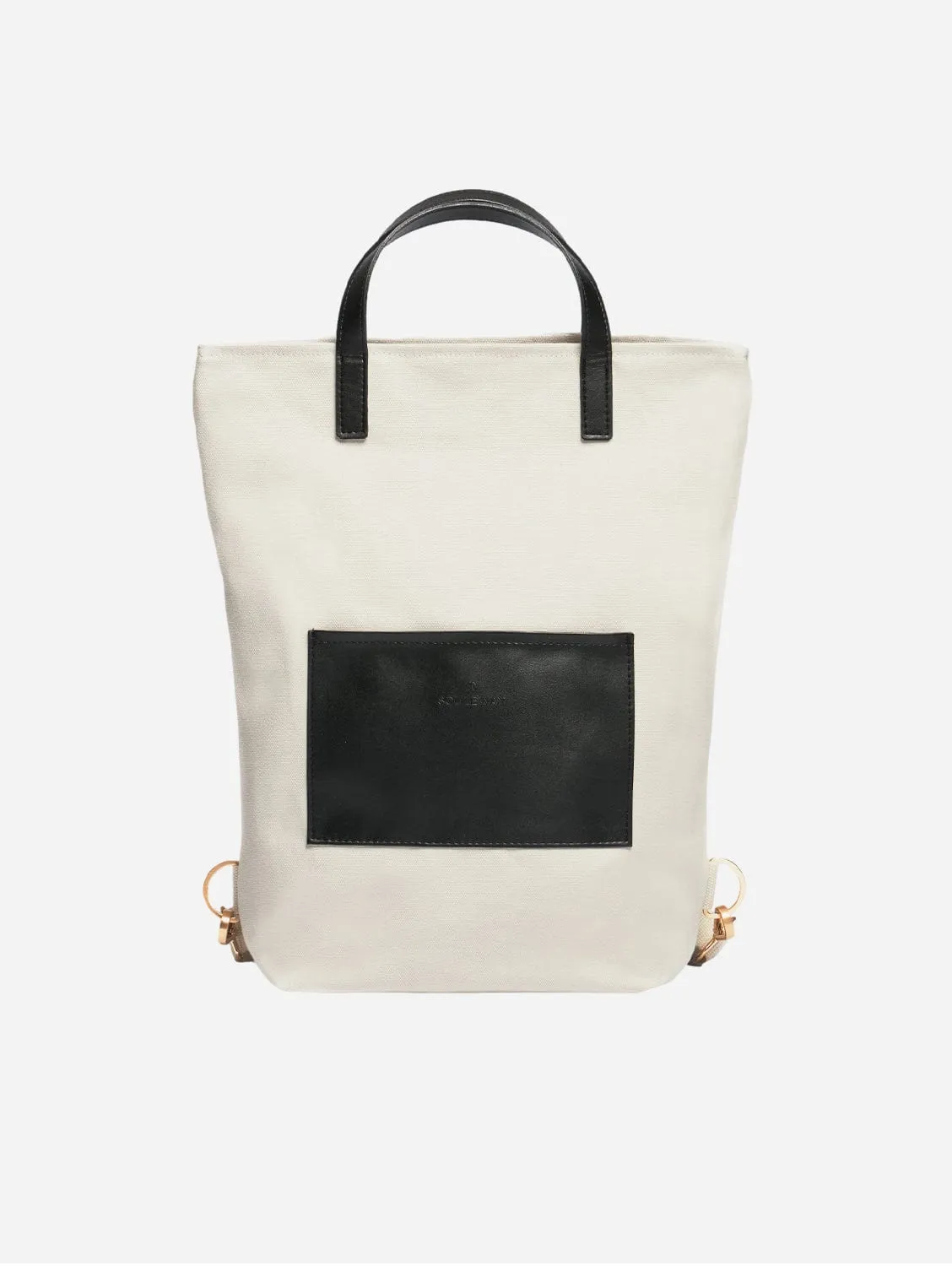 Natural Cotton Canvas Totepack | Desert Sand