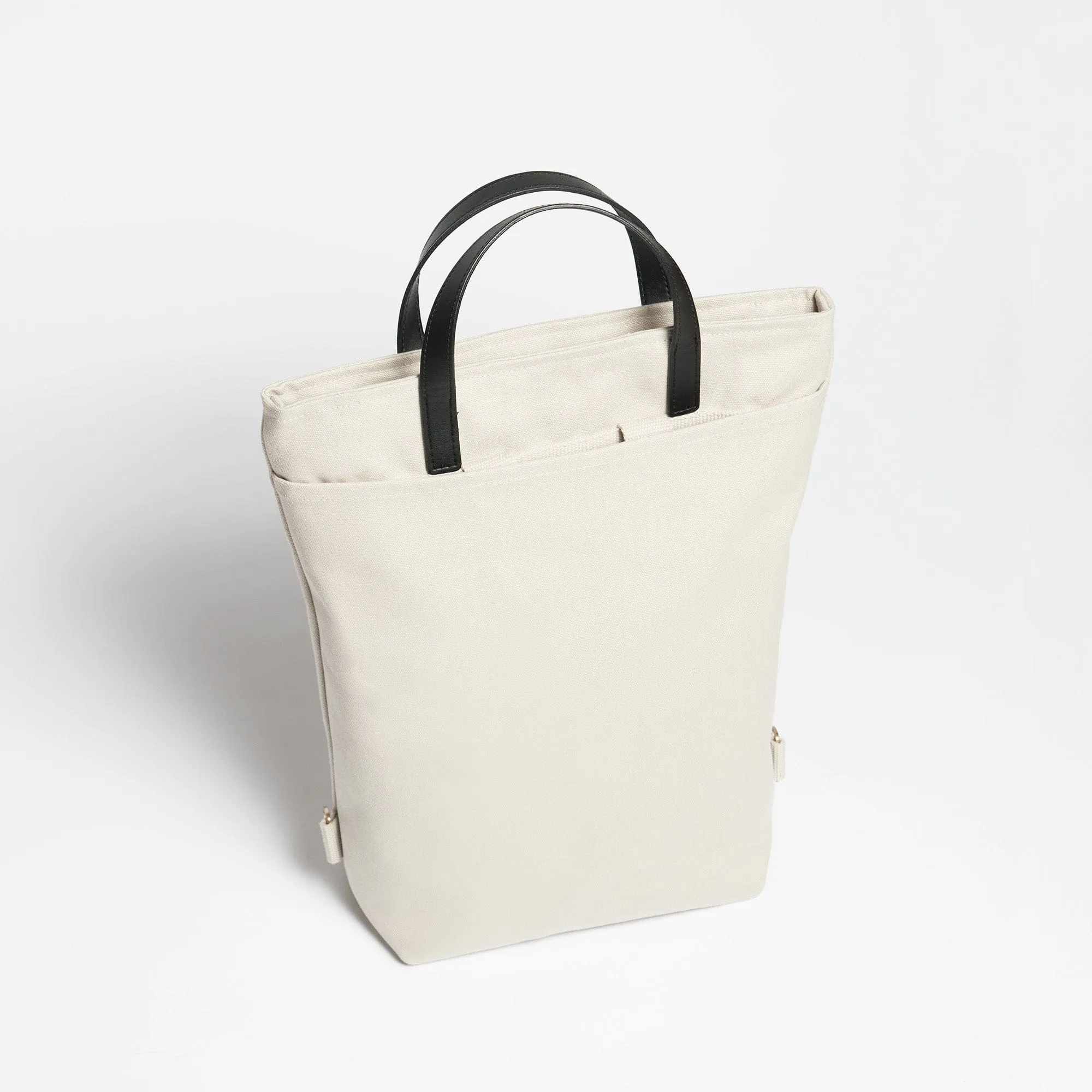 Natural Cotton Canvas Totepack | Desert Sand