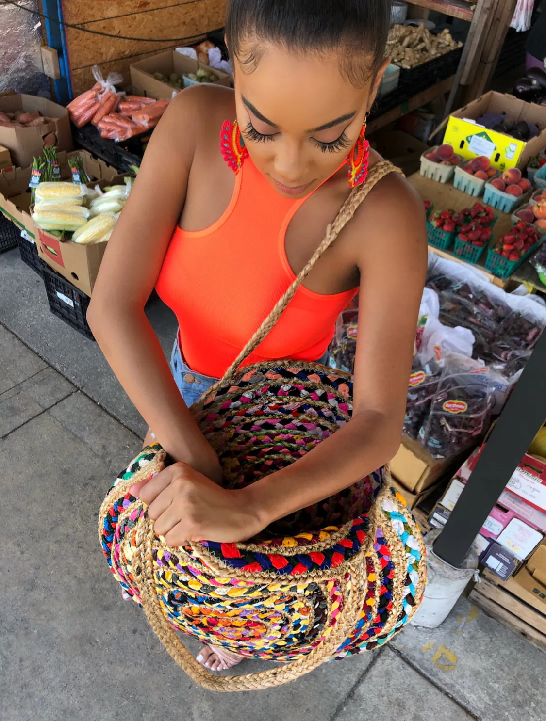 Never Ever Full Straw Bag