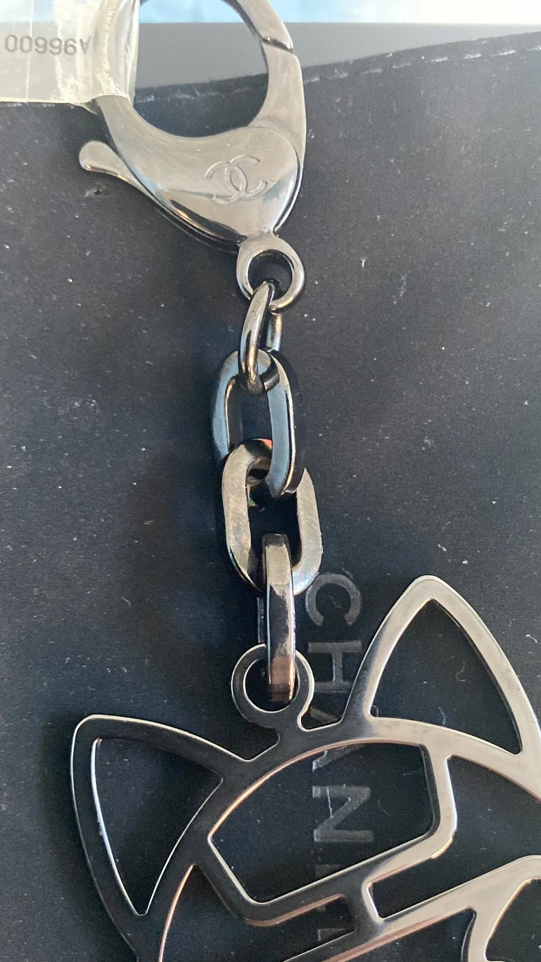 New CHANEL Strass Cat Robot Bag Charm