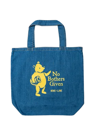 No Bothers Given - Denim Tote