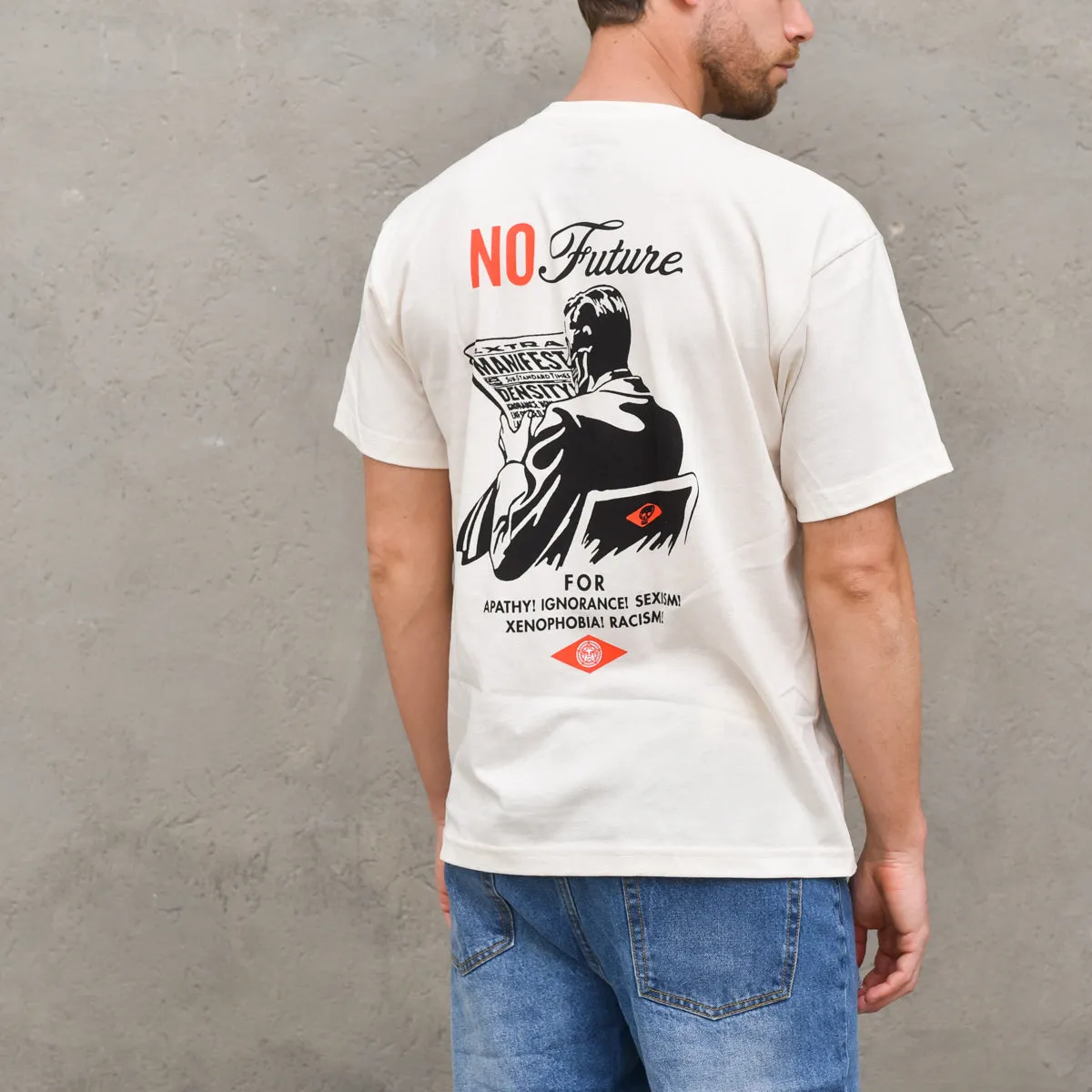 No Future Sustainable Tee - Cream