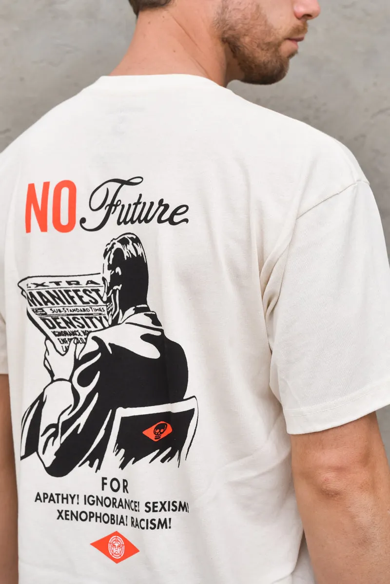 No Future Sustainable Tee - Cream